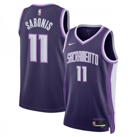 Män Sacramento Kings Tröja Domantas Sabonis Nike 2025-26 City Edition Lila Swingman Män Sacramento Kings Tröja Domantas Sabonis Nike 2025-26 City Edition Lila Swingman